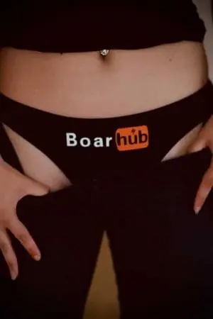 Boarhub String Schwarz