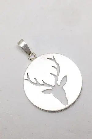 Silberhirsch - Kettenanhänger