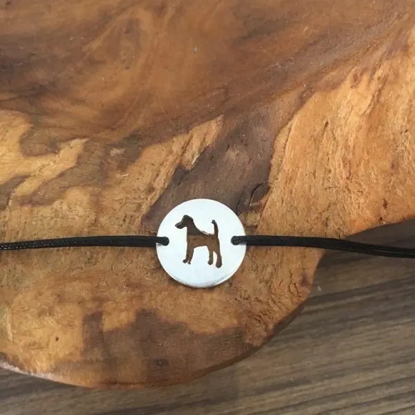 Stoffarmbändchen Rund Tiermotive 14mm – Bild 5