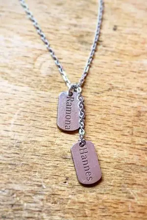 Erkennungsmarke US Kettenanhänger