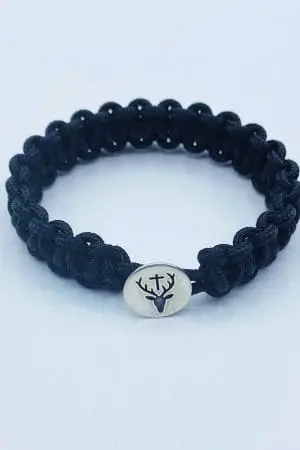 Wildtiersilhouette Paracordarmband Rund 14mm