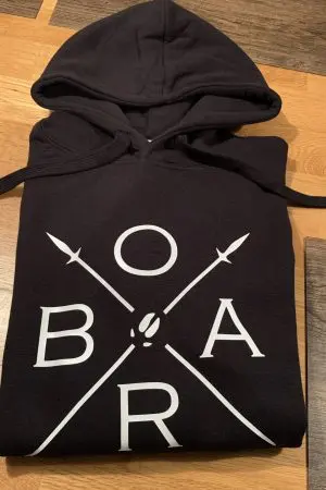 Boar Herrenhoodie Schwarz