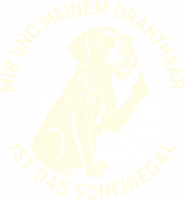Mir und meinem Drahthaar T-shirt – Bild 2