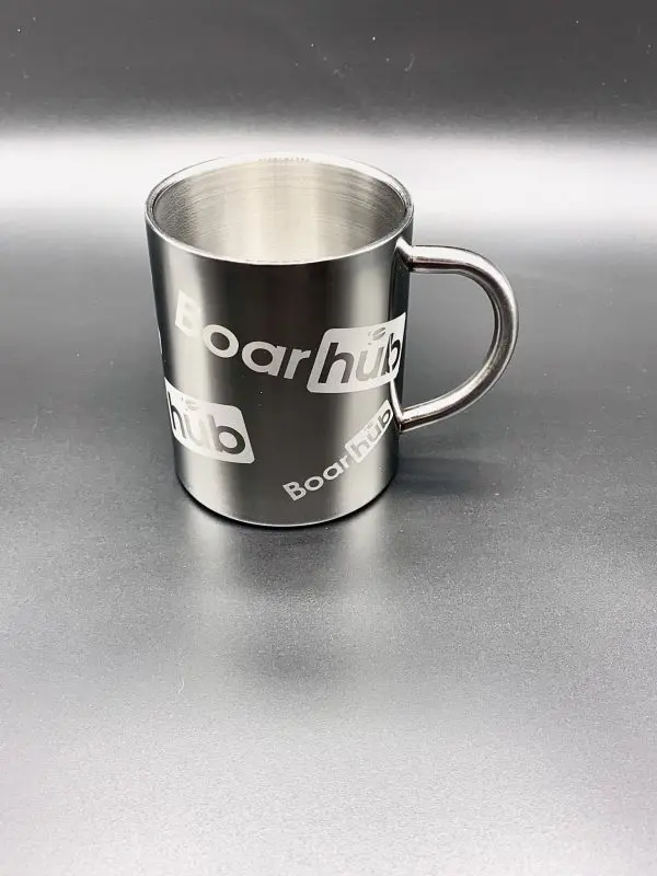 Edelstahltasse Boarhub – Bild 2
